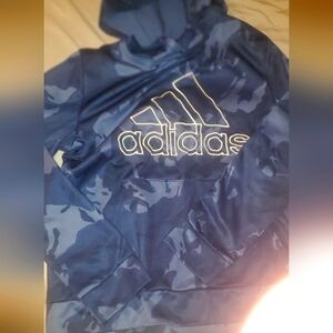 Adidas Blue Camo Hoodie
